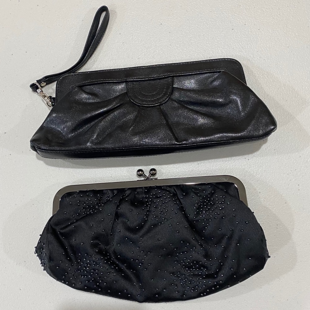 Black Clutch & Wristlet